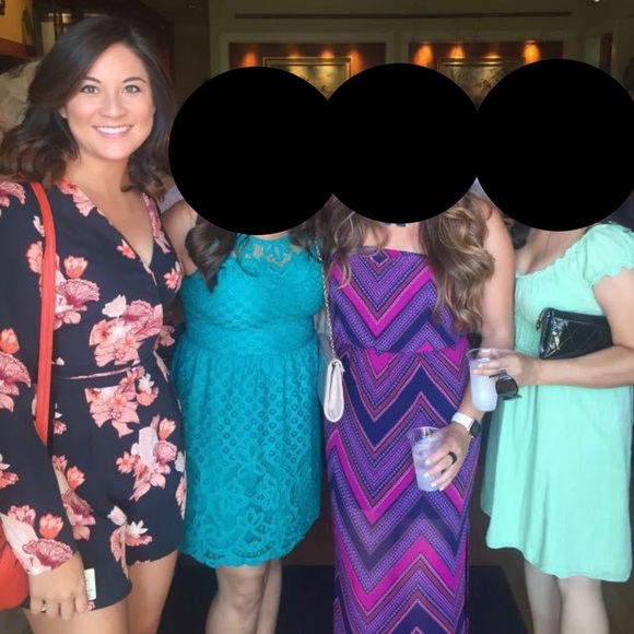 H&M Navy Floral Romper - Picture 2 of 7